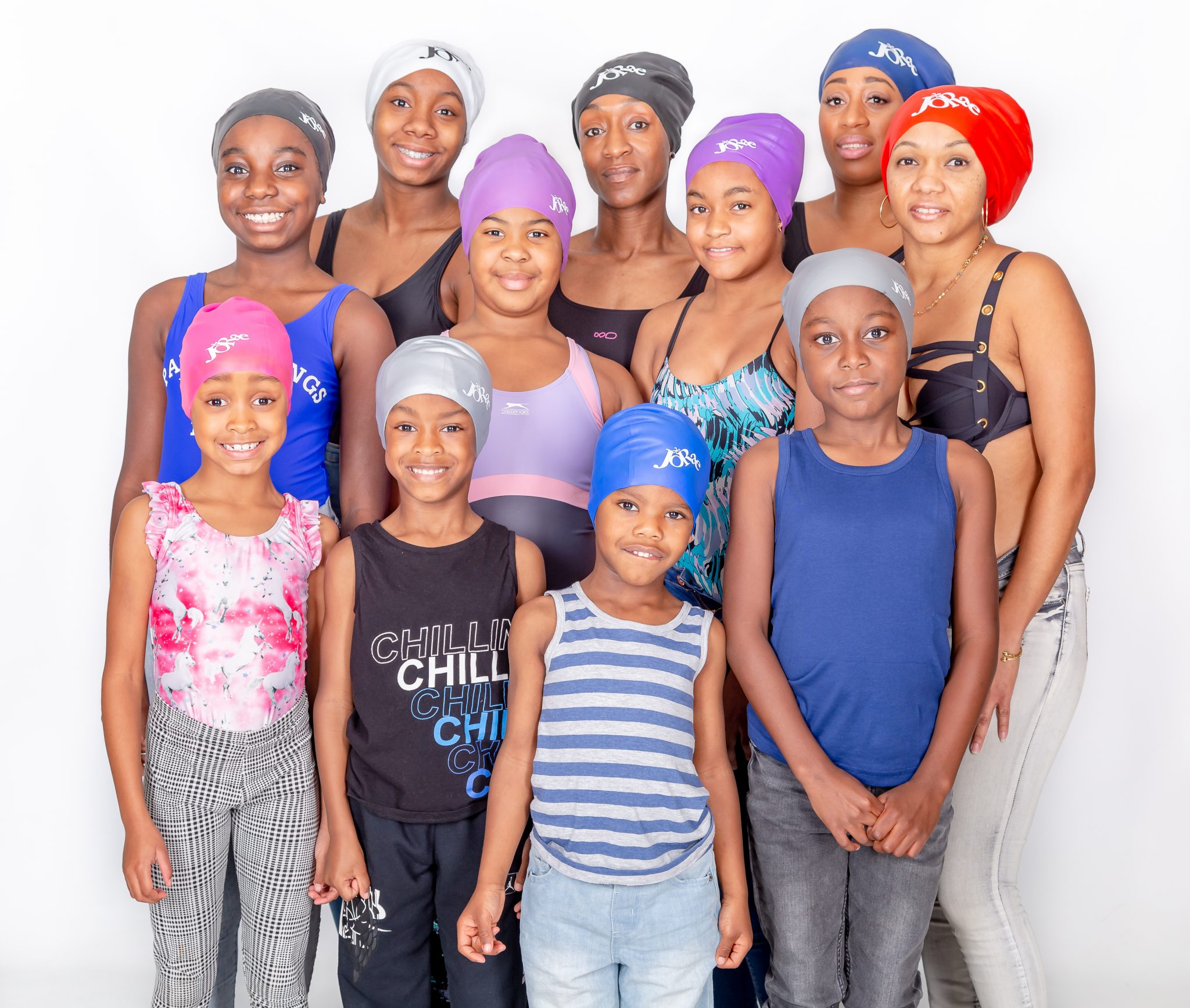 Swim caps for big hair jorae jamii black-owned