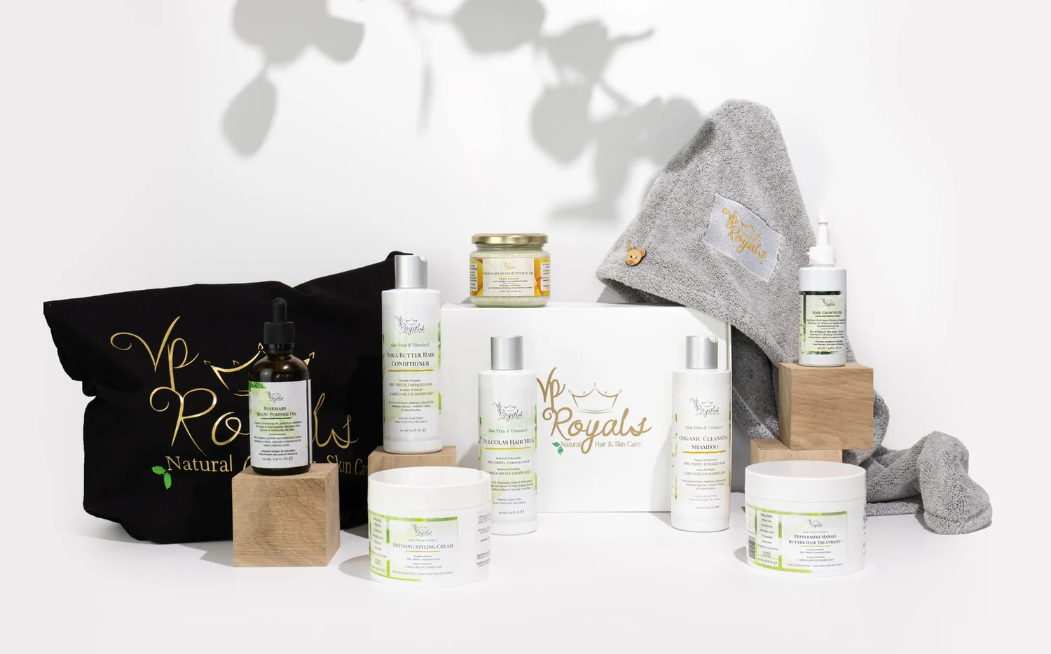 Black-owned curly hair products vp royals haircare jamii skincare