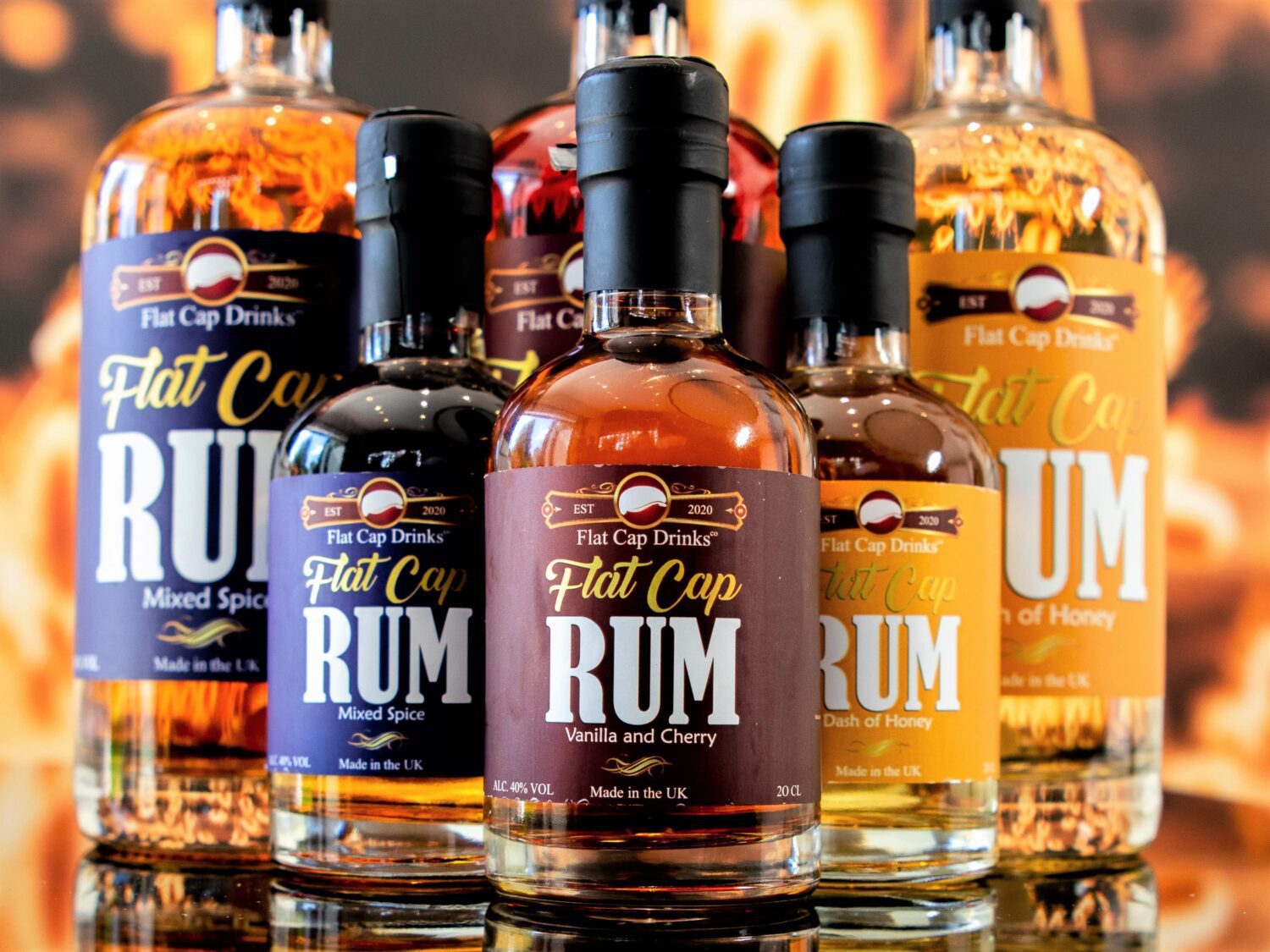 premium flavoured rum flat cap drinks caribbean infused rum
