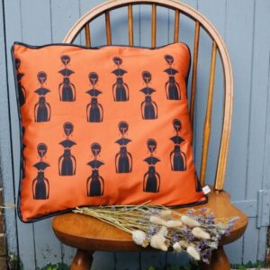 hand of Gaia Vegan Two-Tone Silk Cushion Cover  jamii discount card black-owned home black owned business
