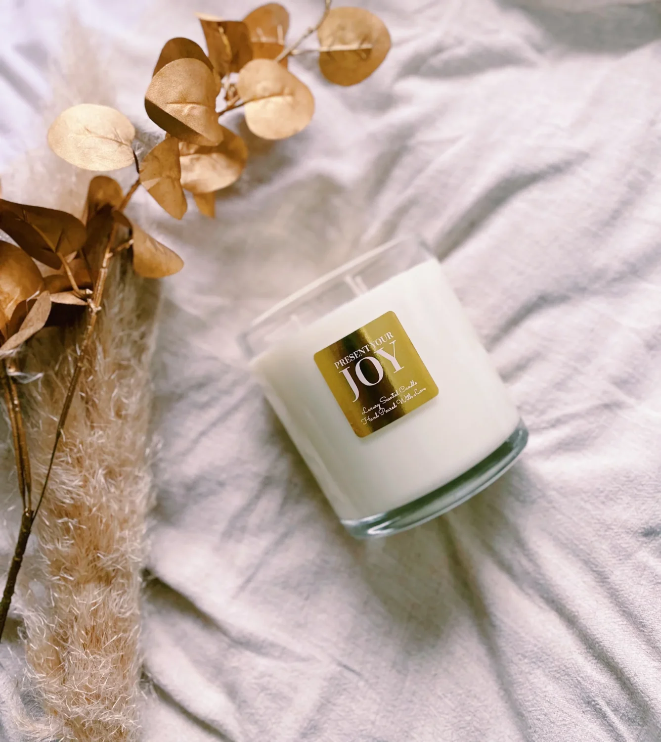 Black-owned luxury home fragrance - Present Your Joy jamii candles diffusers