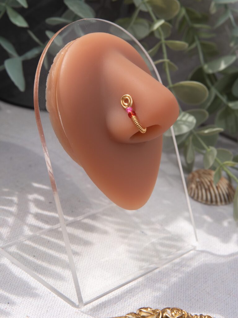 African diaspora spiritual jewellery oshun's vanity black-owned jamii nose cuffs